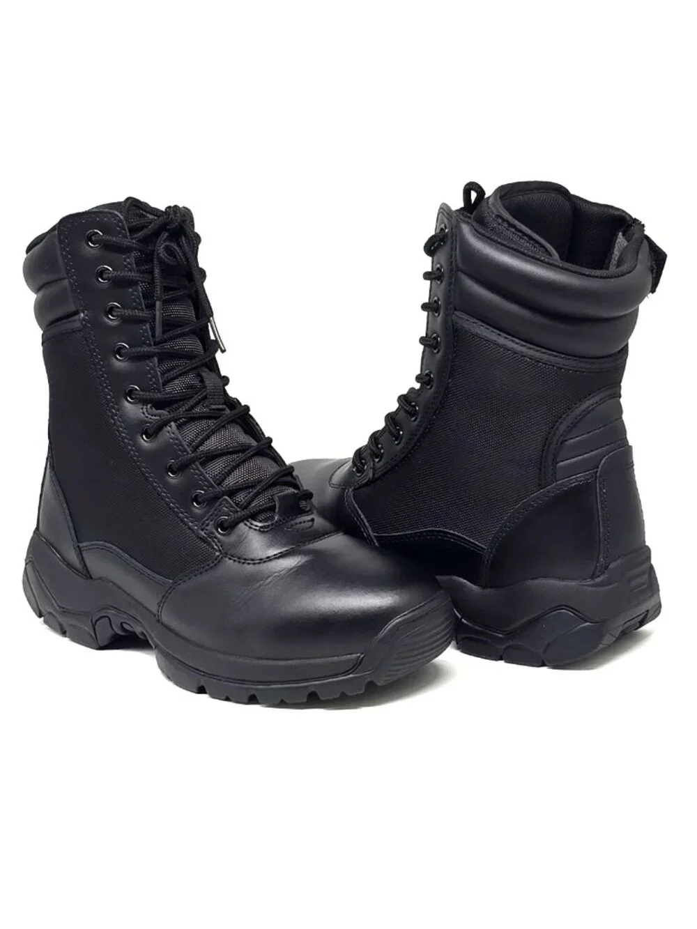 LA Police Gear LAPG Core Combat Boot Black Zipper Tactical Boots Men’s Size 7R